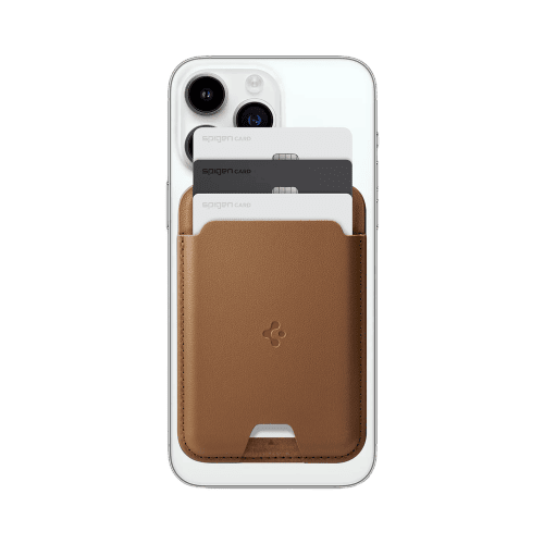 Spigen MagSafe Card Holder Valentinus | 3 Cards (MagFit) - Brown