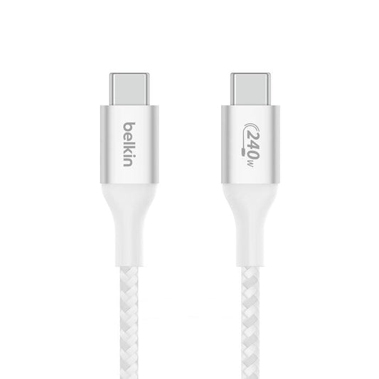 Belkin BoostCharge USB-C to USB-C Cable 240W (2M) - White