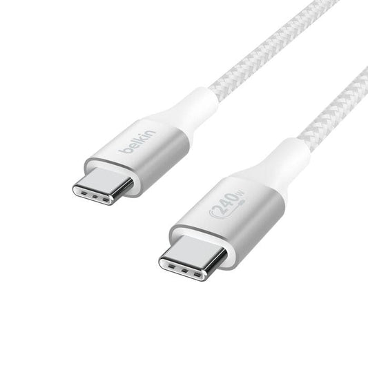 Belkin BoostCharge USB-C to USB-C Cable 240W (2M) - White