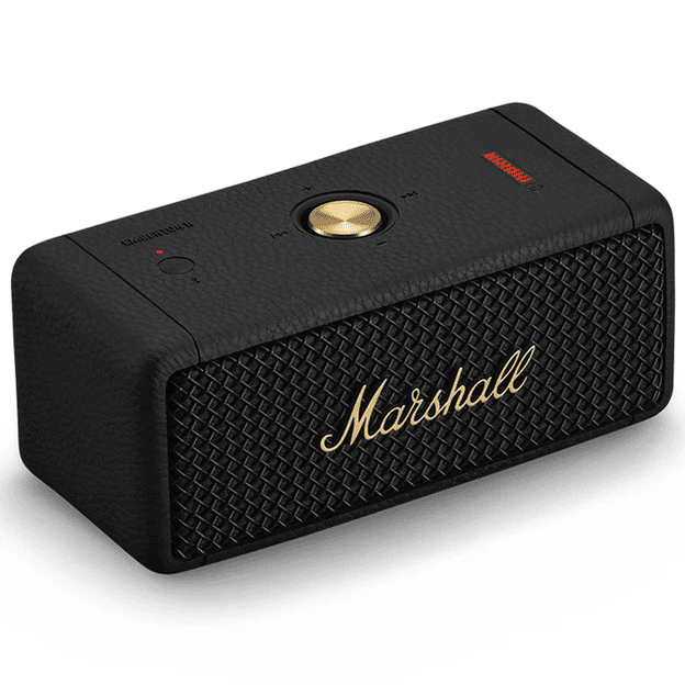 سماعة Marshall Emberton المحمولة بتقنية Bluetooth - أسود ونحاسي