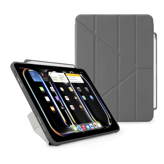 Pipetto iPad Pro 11 (2024) Origami No3 Pencil Case - Grey