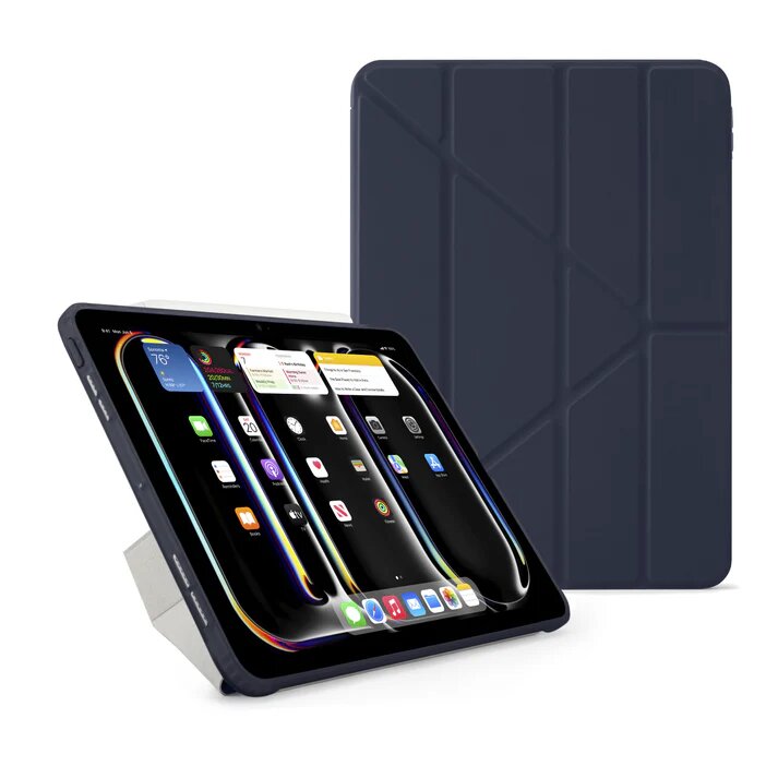 Pipetto iPad Pro 13 (2024) Origami No1 Original Case - Dark Blue