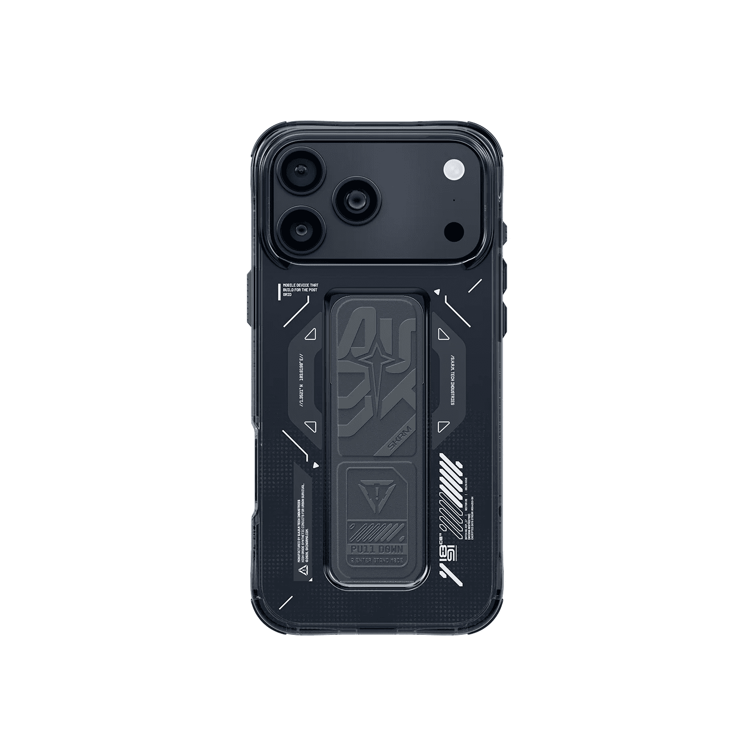 SKINARMA HELIO Mag-Charge iPhone 17 Pro with Grip-Stand - GRAPHITE