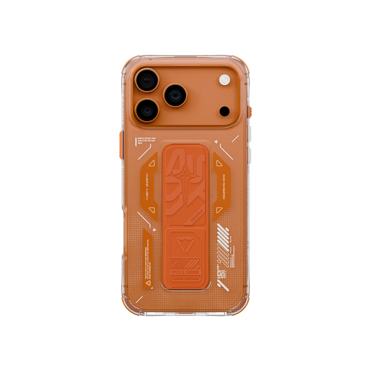 SKINARMA HELIO Mag-Charge iPhone 17 Pro with Grip-Stand - Orange