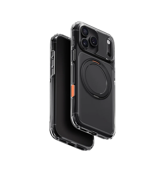 UNIQ HYBRID IPHONE 18 PRO MAX SWIVIX WITH 360 ROTATING KICKSTAND - CARBON BLACK