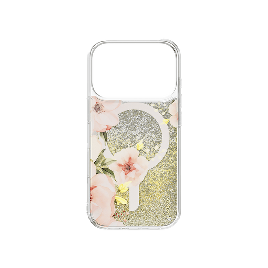 Uniq Coehl FLEURETTE iPhone 17 Pro MagClick Magnetic Charging Compatible - Spring Blossom