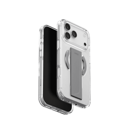 جراب UniQ Heldro Air Slim FlexGrip مع شحن مغناطيسي لهاتف iPhone 17 Pro Max - شفاف لامع