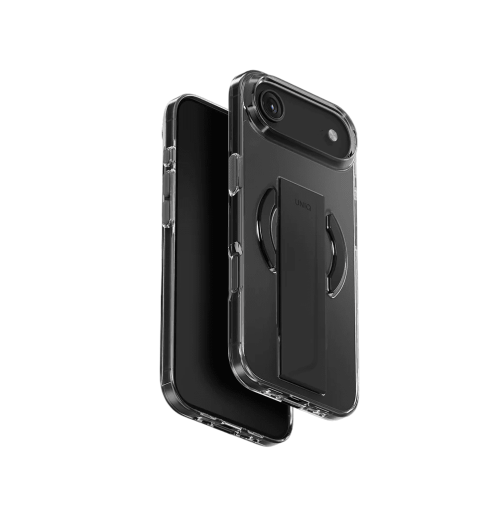 جراب UniQ Heldro Air Slim FlexGrip مع شحن مغناطيسي لهاتف iPhone Air - دخاني