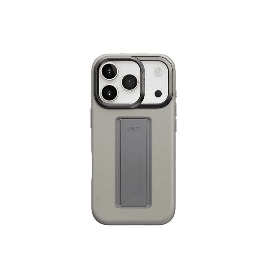 Uniq Heldro Pro FlexGrip Leatherette Case for iPhone 17 Pro - Clay
