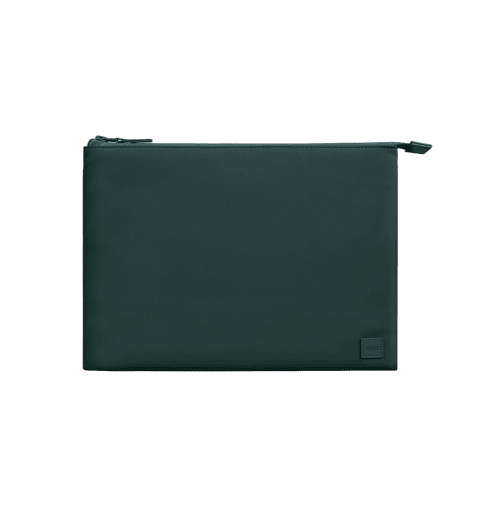 Uniq Lyon Slim Water-Resistant Nylon Laptop Sleeve Up to 14” - Forest Green