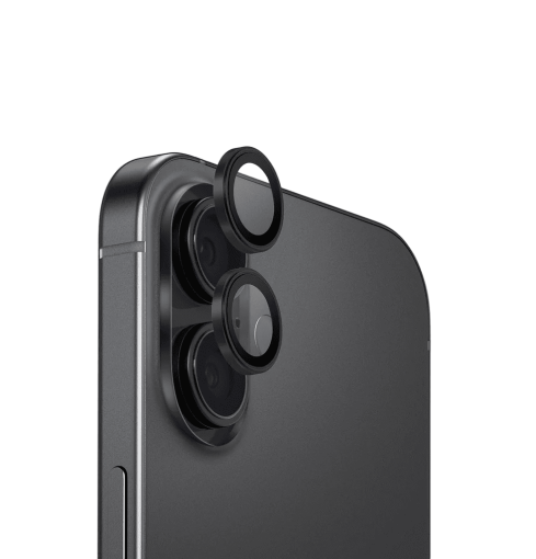 حامي عدسة الكاميرا المصنوع من الألومنيوم UniQ Optix AluGuard لهاتف iPhone 17 - ميدنايت