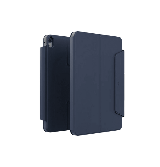 جراب Uniq Rovus Snapmount المغناطيسي القابل للفصل والدوران 360 درجة لجهاز iPad Air 11 بوصة | 10.9 بوصة (2024 | 2022/2020) - أزرق