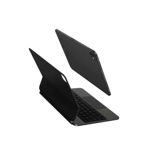 جراب لوحة مفاتيح مغناطيسي ذكي Uniq Venno Pro لجهاز iPad 11 بوصة A16 (2025) و10.9 بوصة الجيل العاشر (2022) - أسود