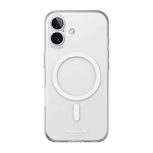 جراب Vonmahlen Transparent Case 2 لهاتف iPhone 17 - أبيض