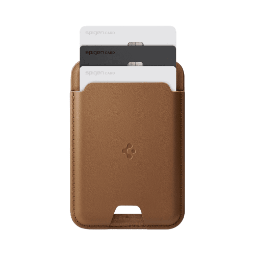 Spigen MagSafe Card Holder Valentinus | 3 Cards (MagFit) - Brown