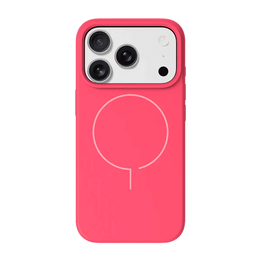 Front view of the ultra-thin Laut HUEX SLIM case for iPhone 17 Pro Max in Paradise Coral available at Tradeline.