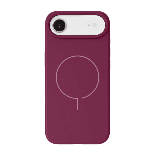 Front view of the sophisticated Laut HUEX SLIM case for iPhone Air in Mauve Wine available at Tradeline Egypt.