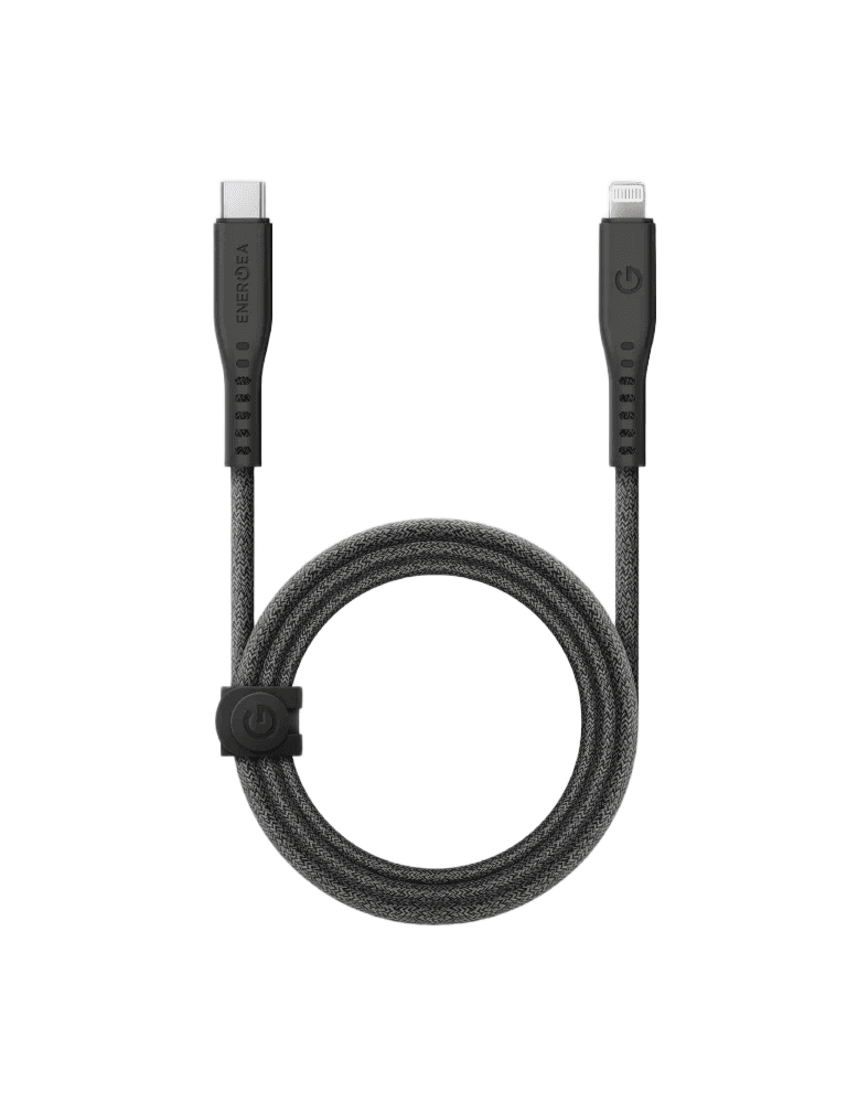 ENERGEA Flow Lightning to USB-C Cable 1.5M - BLACK