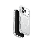 Uniq LifePro Xtreme Tinsel Slim Hybrid Case with MagClick Compatibility for iPhone 17 Pro Max - Tinsel Lucent