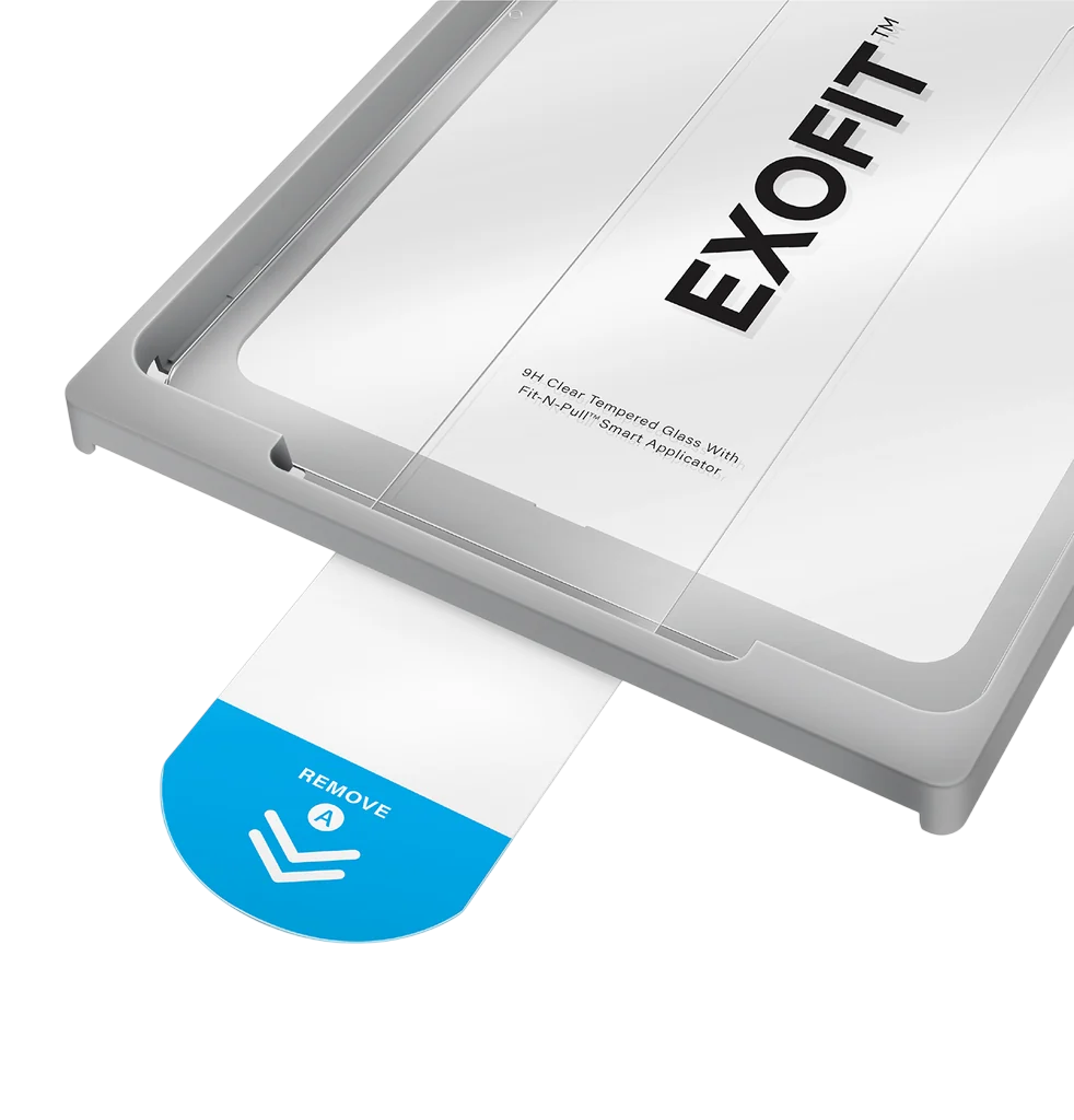 UNIQ OPTIX CLEAR EXOFIT APPLICATOR IPAD (A16/10TH GEN) GLASS SCREEN PROTECTOR