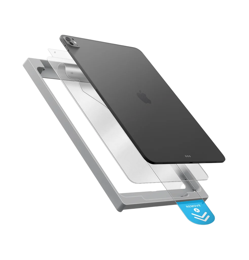 UNIQ OPTIX CLEAR EXOFIT APPLICATOR IPAD (A16/10TH GEN) GLASS SCREEN PROTECTOR