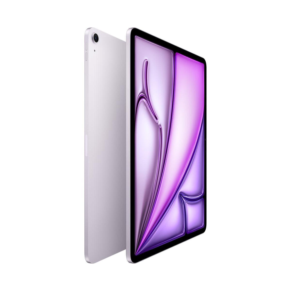Side view profile of the 13-inch iPad Air Wi-Fi 512GB Purple M4 tablet from Tradeline Egypt.
