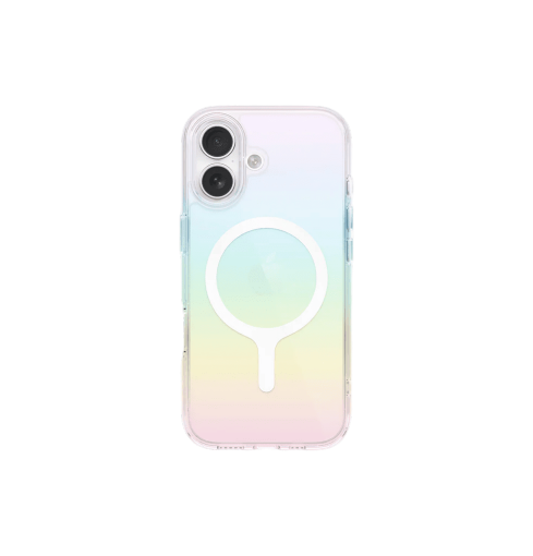 جراب Uniq Iridescia ثلاثي الأبعاد متوافق مع تقنية MagClick لهاتف iPhone 17 - Holo Quartz