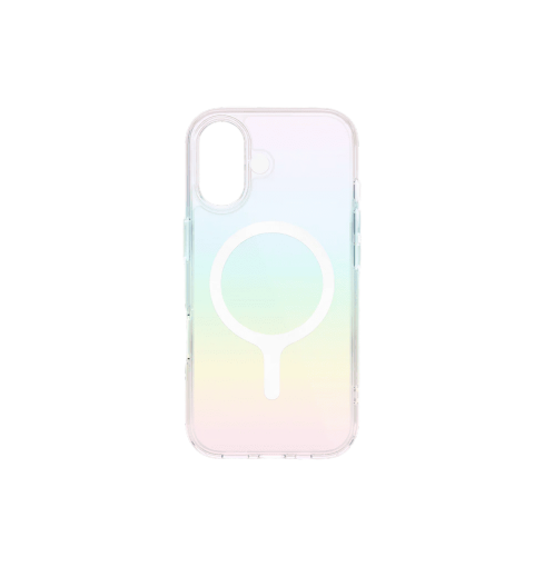 جراب Uniq Iridescia ثلاثي الأبعاد متوافق مع تقنية MagClick لهاتف iPhone 17 - Holo Quartz