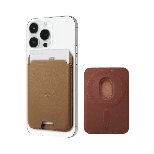 Spigen MagSafe Card Holder Valentinus (MagFit) - Brown