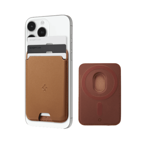 Spigen MagSafe Card Holder Valentinus | 3 Cards (MagFit) - Brown