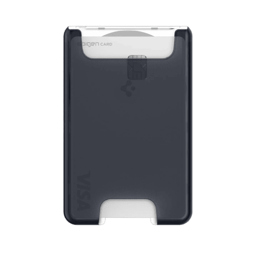 حامل بطاقات Spigen MagSafe طراز Classic C1 (MagFit) - لون الجرافيت