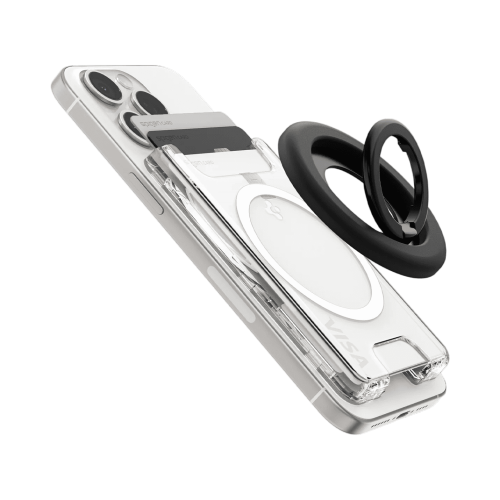 Spigen MagSafe Card Holder Ultra Hybrid (MagFit+) - Crystal Clear