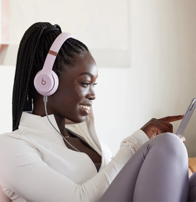 Beats Solo 4 On-Ear Wireless Headphones -  Cloud Pink tradeline 8