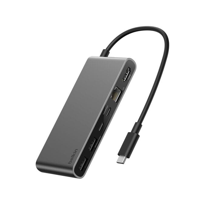 Belkin 8-Port USB-C Hub with 2.5Gb Ethernet - Space Grey