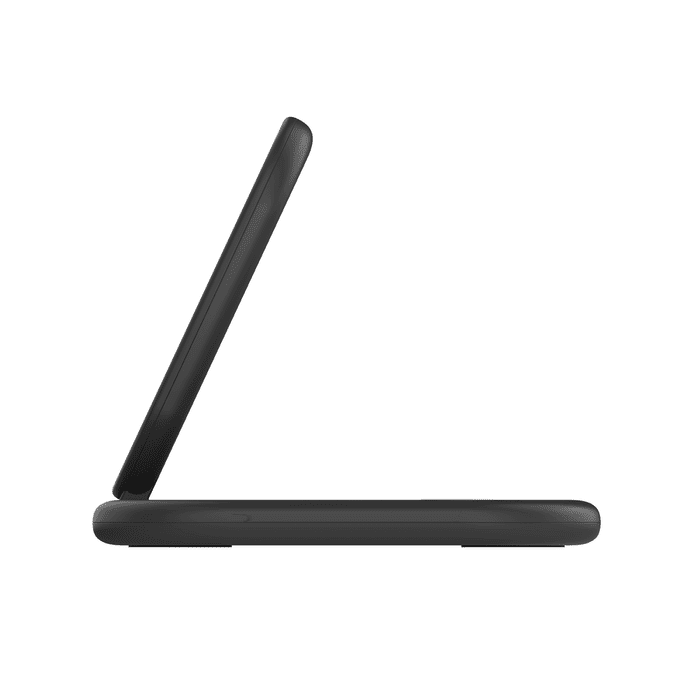 Belkin BoostCharge 3-in-1 Magnetic Charging Stand with Qi2 Fast Wireless Charging 15W - Black