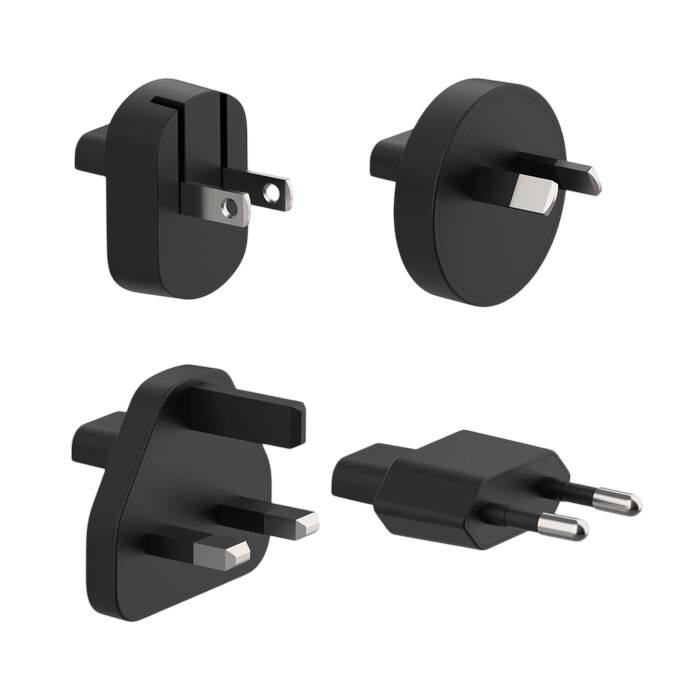Belkin BoostCharge Hybrid Wall Charger 25W + Power Bank 5K + Travel Adapter Kit - Black