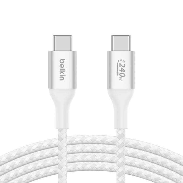 Belkin BoostCharge USB-C to USB-C Cable 240W (2M) - White