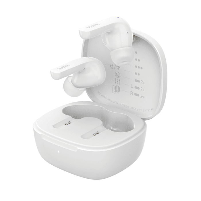 Belkin SoundForm Motion True Wireless Earbuds - White
