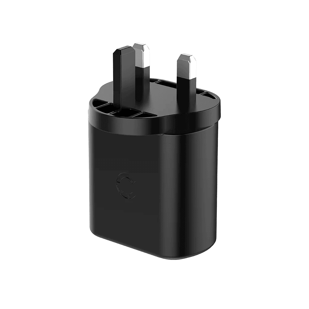 شاحن حائط Cygnett بقدرة 32 واط ومنفذي USB-C PD - أسود