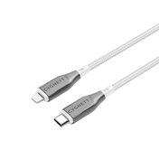 Cygnett Armoured Lightning To USB-C 2m - White