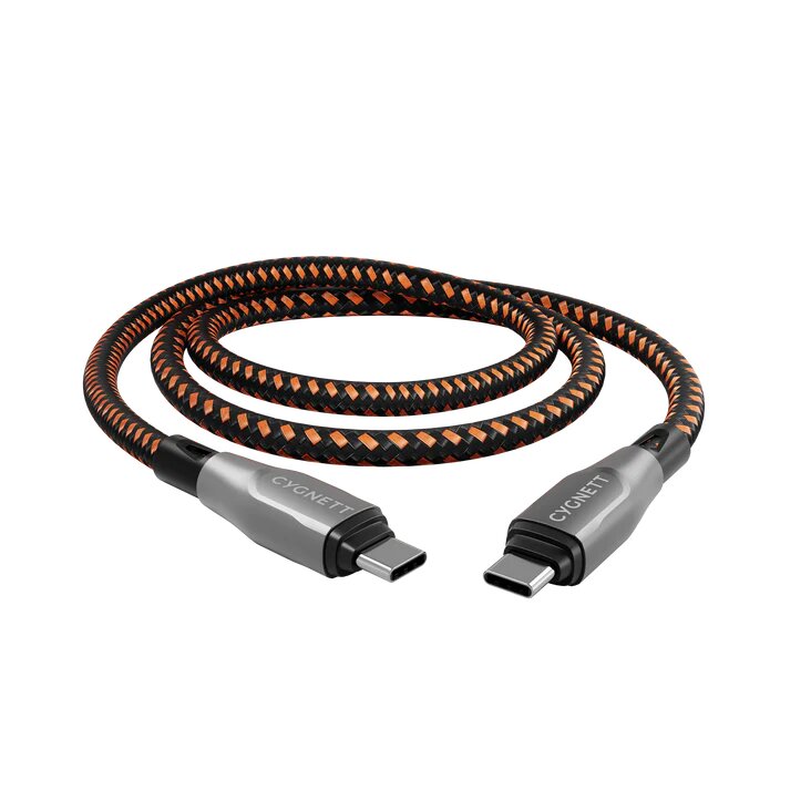 Cygnett Armoured Pro 240W 4.0 USB-C-USB-C 1m - Black