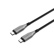 Cygnett Armoured USB-C To USB-C (USB 2.0) 1m - Black
