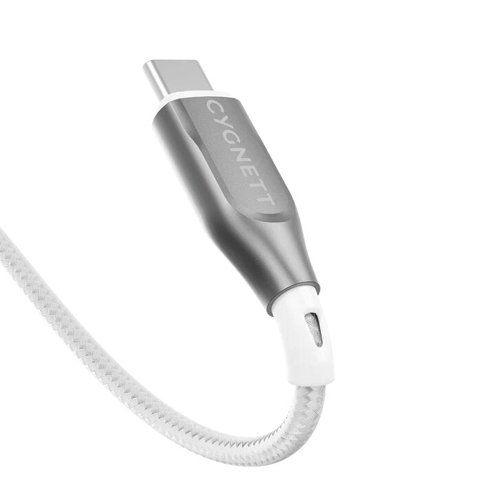 Cygnett Armoured USB-C To USB-C (USB 2.0) 1m - White