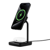 Cygnett ChargeBase Qi2.0 2-in-1 Magnetic Wireless Charger - Black