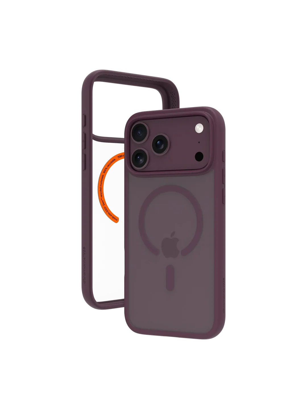 Dbramante1928 GRENEN ULTRA D3O MS FOR IPHONE 18 PRO - BURGUNDY