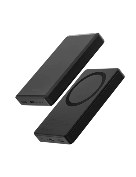 بطارية ENERGEA AluPac ‏10,000mAh فائقة الخفة من الألومنيوم ومتوافقة مع MagSafe - Gunmetal