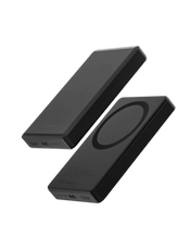 بطارية ENERGEA AluPac ‏10,000mAh فائقة الخفة من الألومنيوم ومتوافقة مع MagSafe - Gunmetal