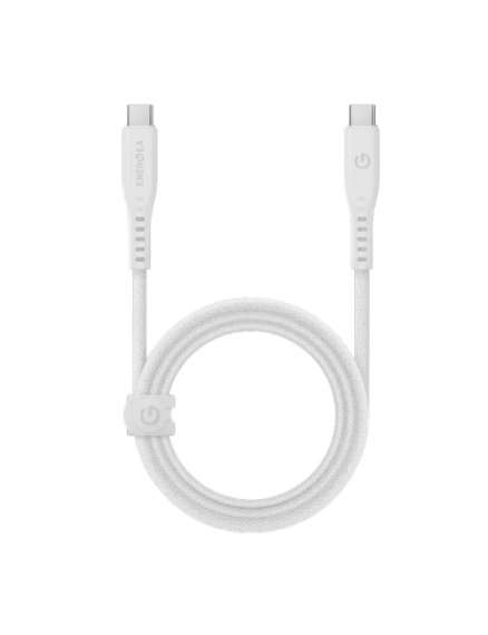 ENERGEA Flow 240W USB-C to USB-C Cable 1.5M - WHITE