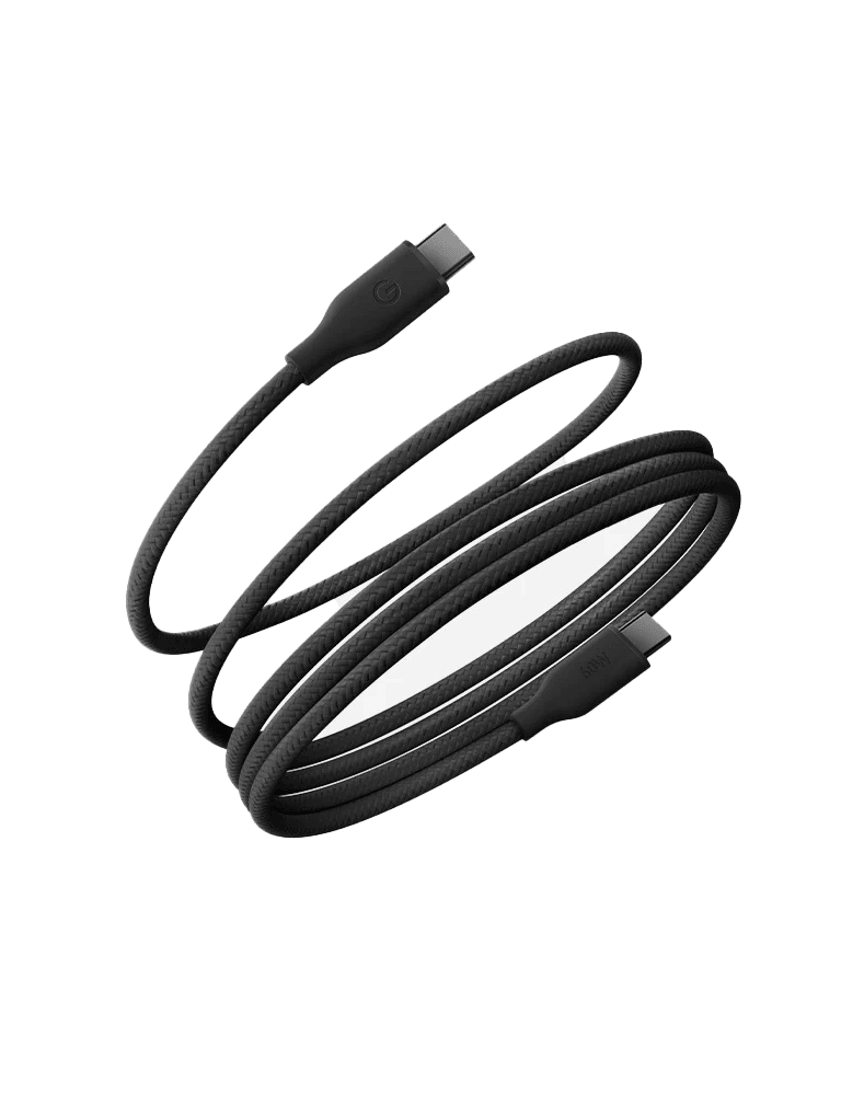 ENERGEA HELIX 60W USB-C to USB-C Magnetic Fast Charging Cable 1.5M - BLACK