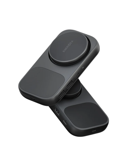 ENERGEA WiDock Plus 7-IN-1 With Qi2 certified & MagSafe Charging - GUNMETAL